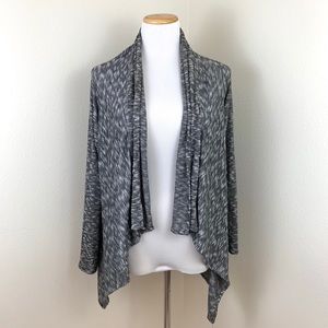 ✨5 FOR $25✨    UO BDG Gray Heathered Drape Open Front Cardigan
